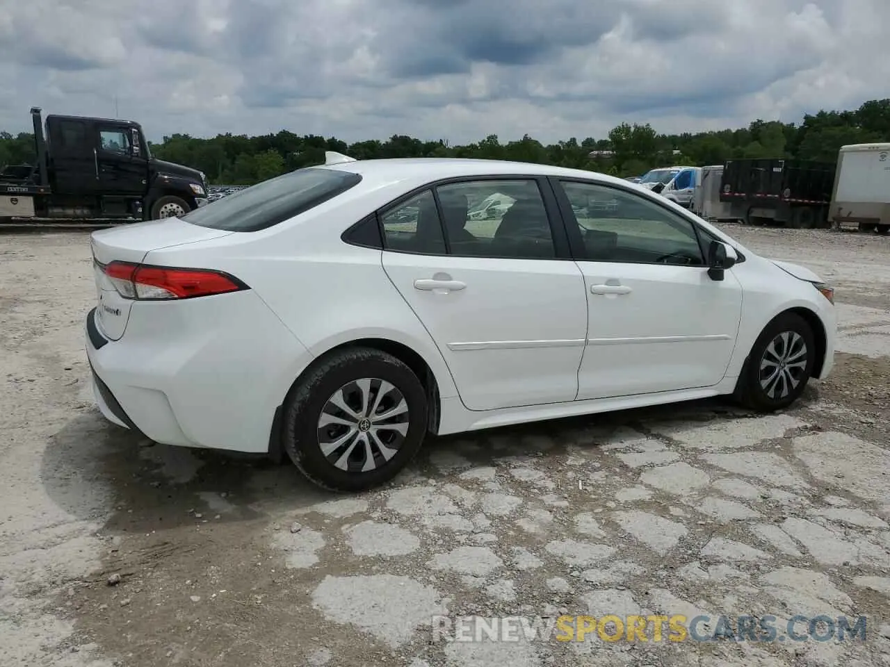 3 fotografías del automóvil dañado JTDEAMDE2N3006579 TOYOTA COROLLA 2022