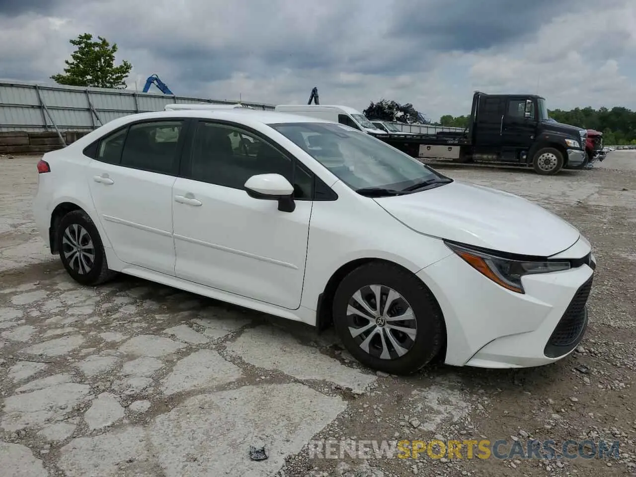 4 fotografías del automóvil dañado JTDEAMDE2N3006579 TOYOTA COROLLA 2022