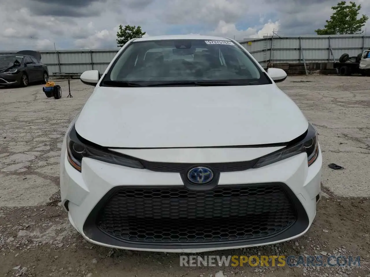5 fotografías del automóvil dañado JTDEAMDE2N3006579 TOYOTA COROLLA 2022