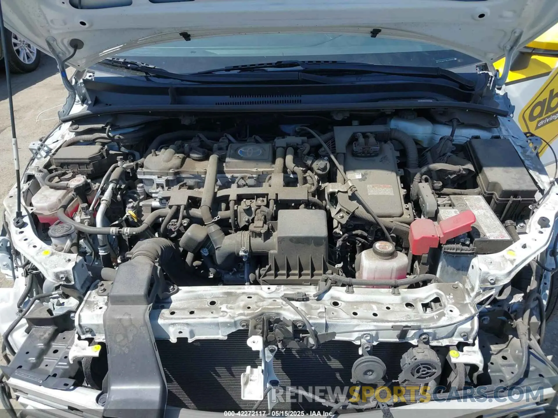 10 fotografías del automóvil dañado JTDEAMDE2NJ036337 TOYOTA COROLLA 2022