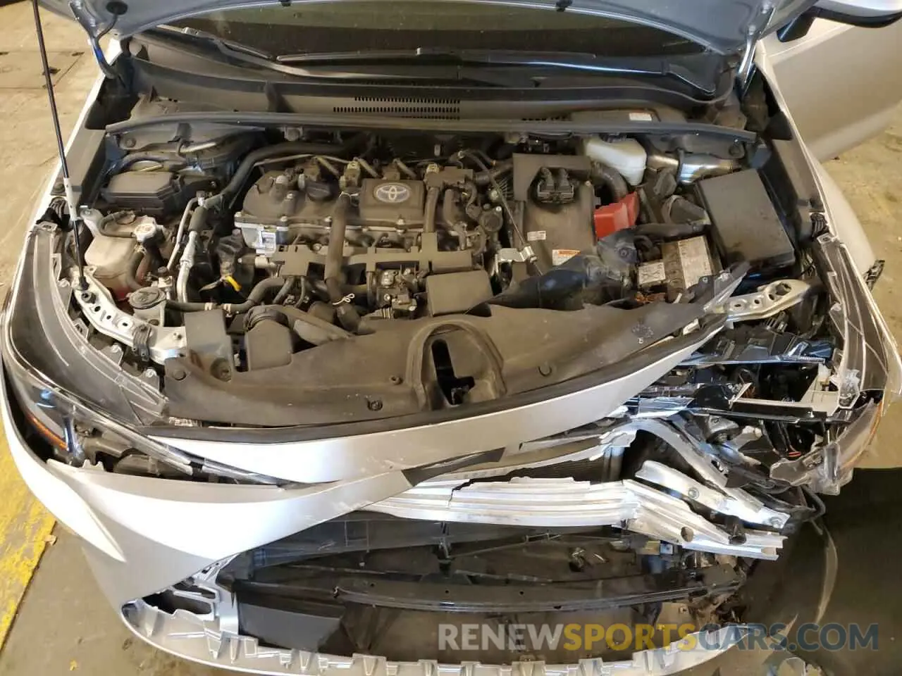 11 fotografías del automóvil dañado JTDEAMDE2NJ038881 TOYOTA COROLLA 2022