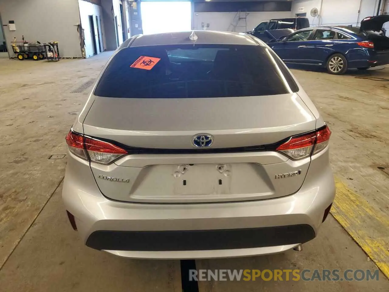 6 fotografías del automóvil dañado JTDEAMDE2NJ038881 TOYOTA COROLLA 2022