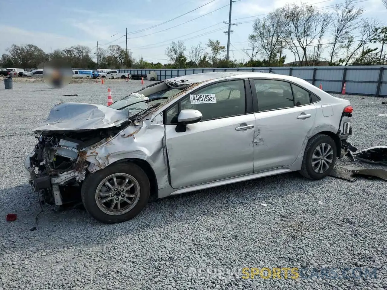 1 fotografías del automóvil dañado JTDEAMDE2NJ039965 TOYOTA COROLLA 2022