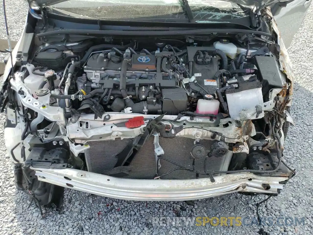 11 fotografías del automóvil dañado JTDEAMDE2NJ039965 TOYOTA COROLLA 2022