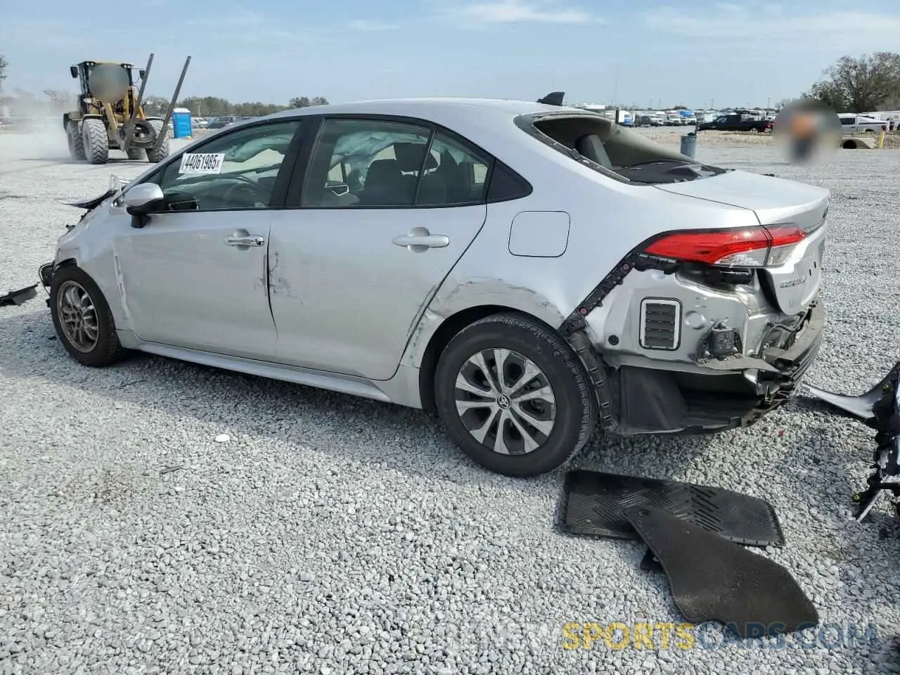 2 fotografías del automóvil dañado JTDEAMDE2NJ039965 TOYOTA COROLLA 2022