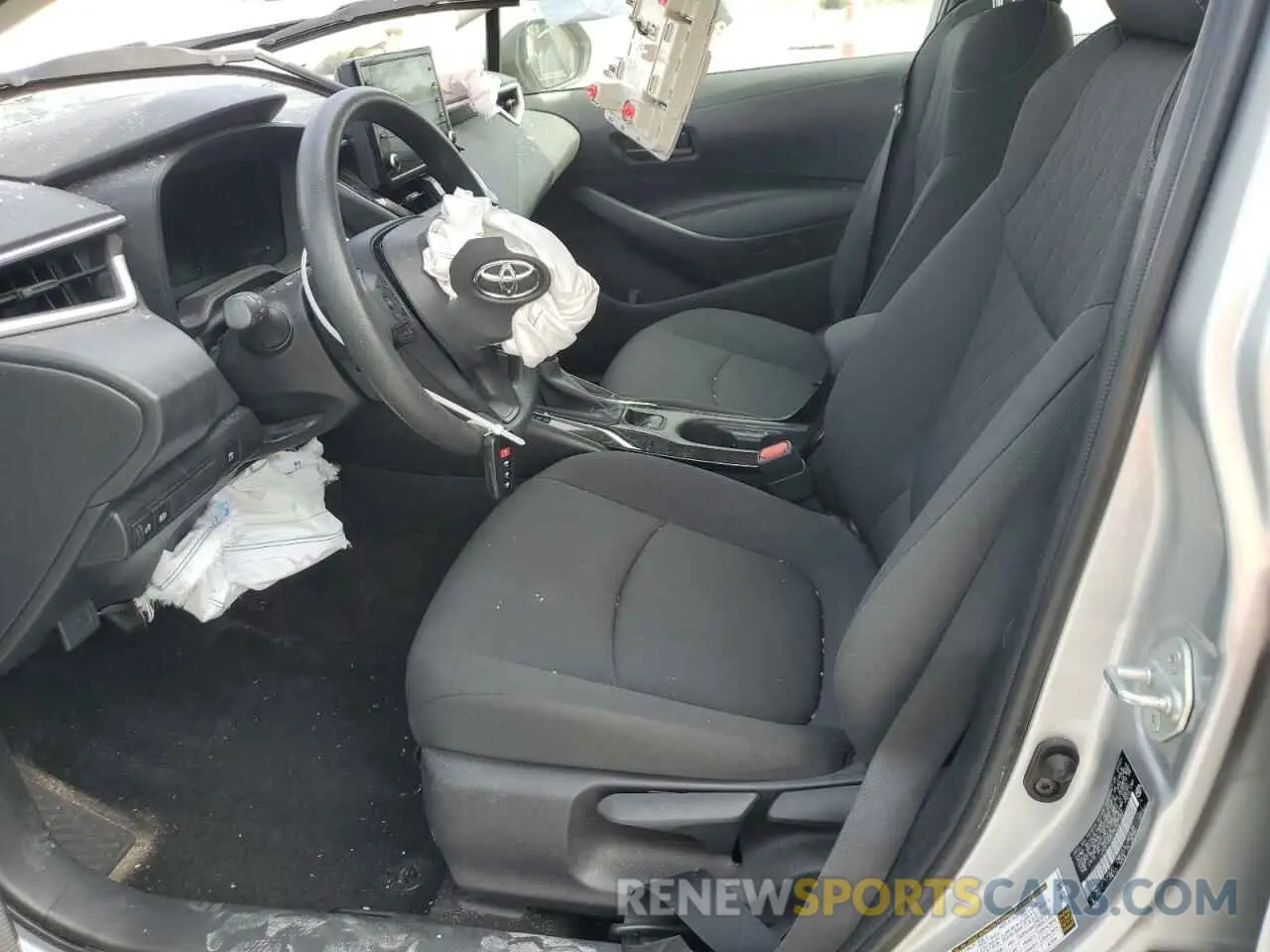 7 fotografías del automóvil dañado JTDEAMDE2NJ039965 TOYOTA COROLLA 2022
