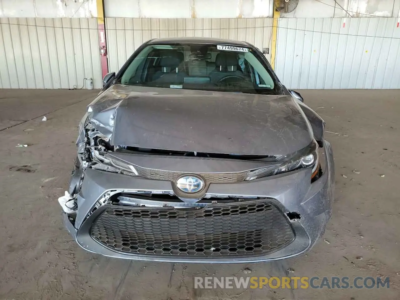 5 fotografías del automóvil dañado JTDEAMDE2NJ039982 TOYOTA COROLLA 2022