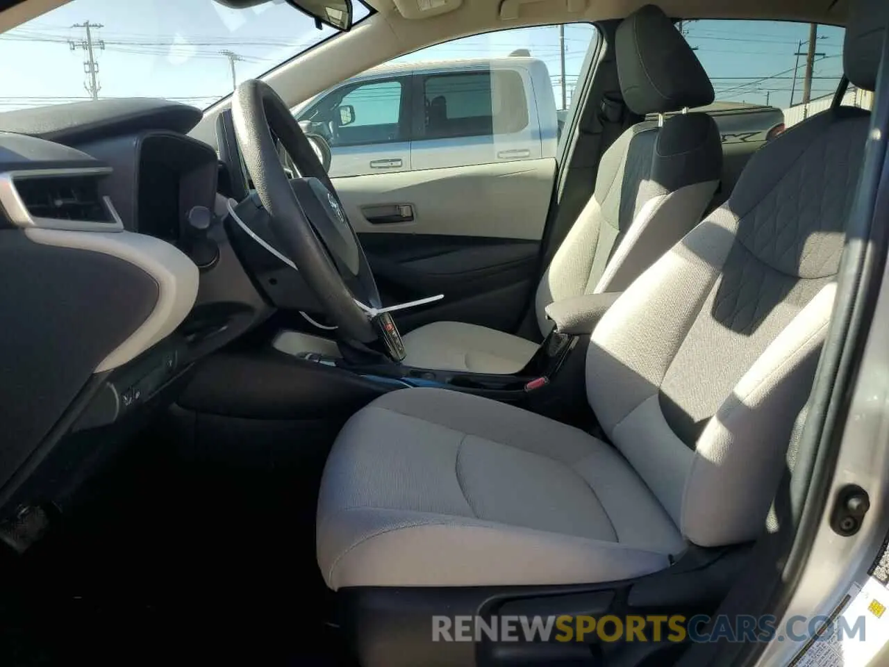 7 fotografías del automóvil dañado JTDEAMDE2NJ040338 TOYOTA COROLLA 2022