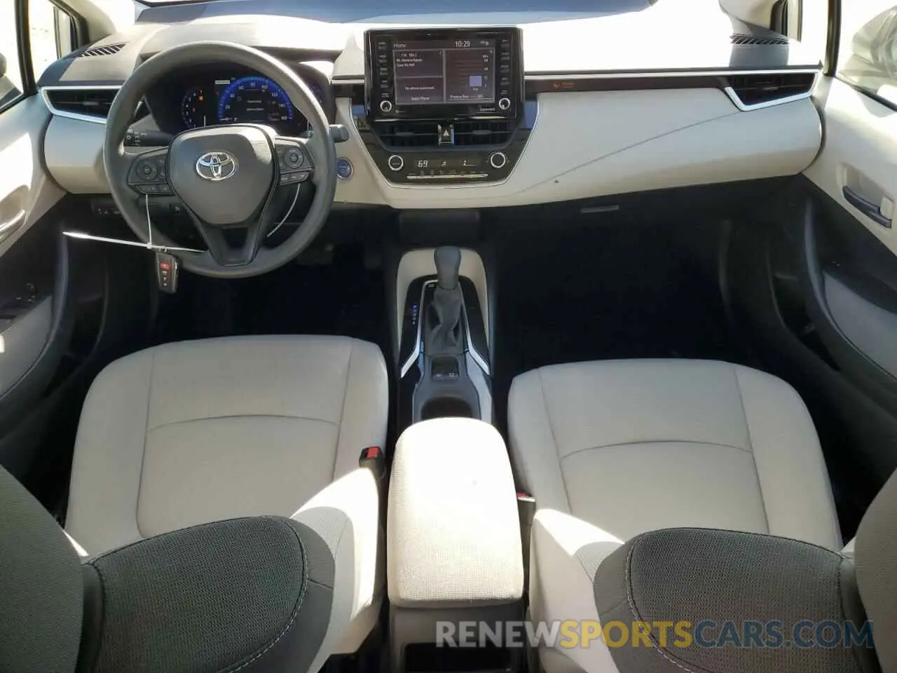 8 fotografías del automóvil dañado JTDEAMDE2NJ040338 TOYOTA COROLLA 2022
