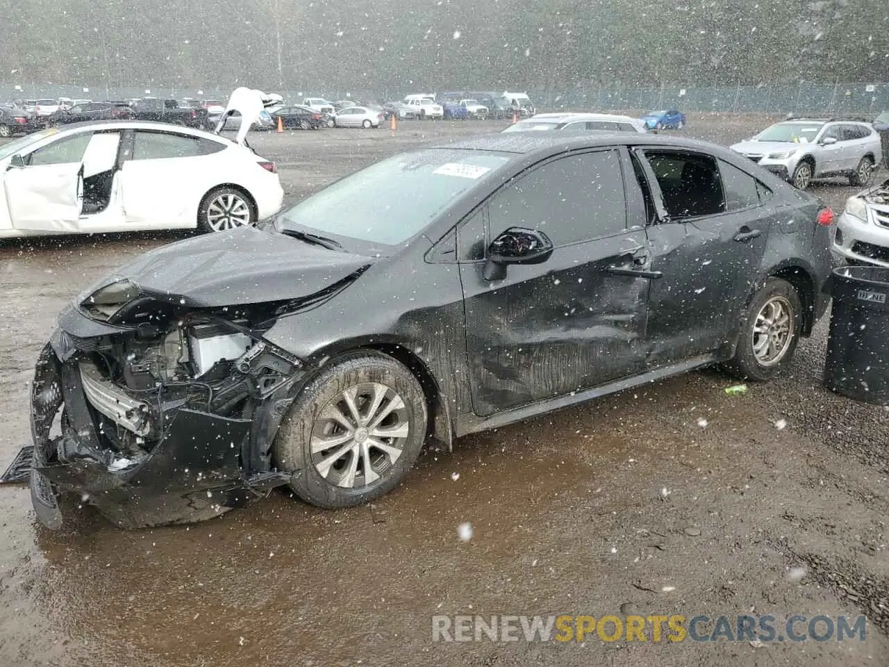1 fotografías del automóvil dañado JTDEAMDE2NJ048228 TOYOTA COROLLA 2022