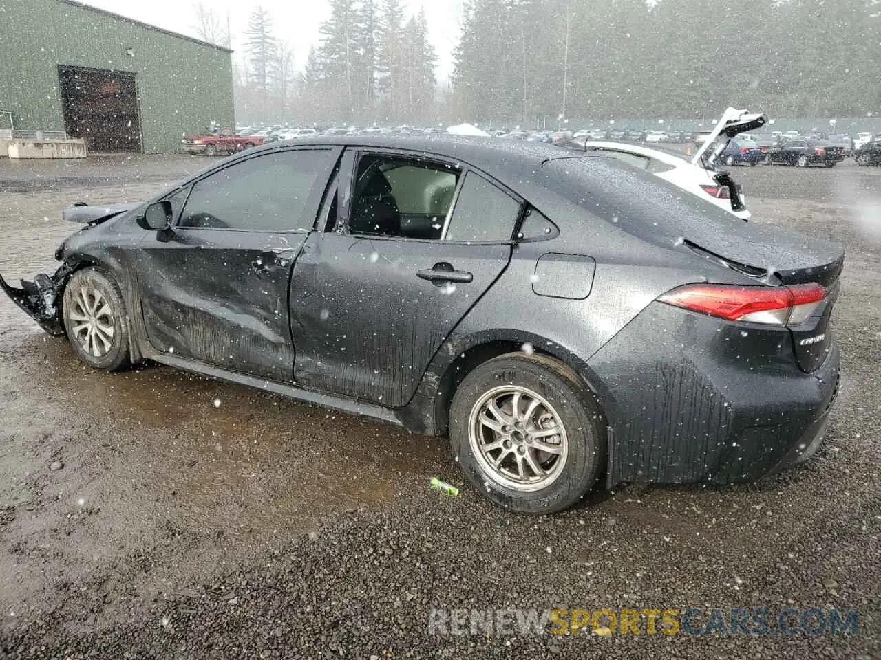 2 fotografías del automóvil dañado JTDEAMDE2NJ048228 TOYOTA COROLLA 2022