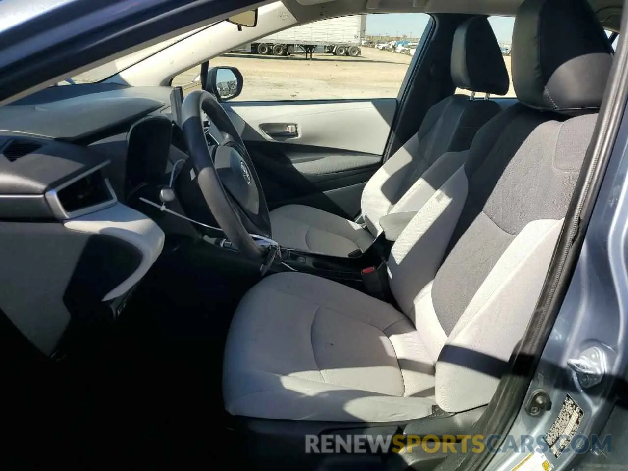 7 fotografías del automóvil dañado JTDEAMDE2NJ048620 TOYOTA COROLLA 2022