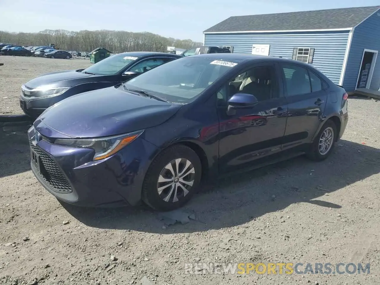 1 fotografías del automóvil dañado JTDEAMDE2NJ049461 TOYOTA COROLLA 2022