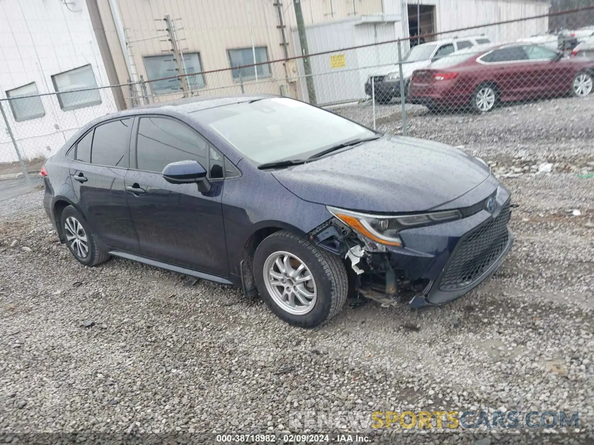 1 fotografías del automóvil dañado JTDEAMDE2NJ050402 TOYOTA COROLLA 2022