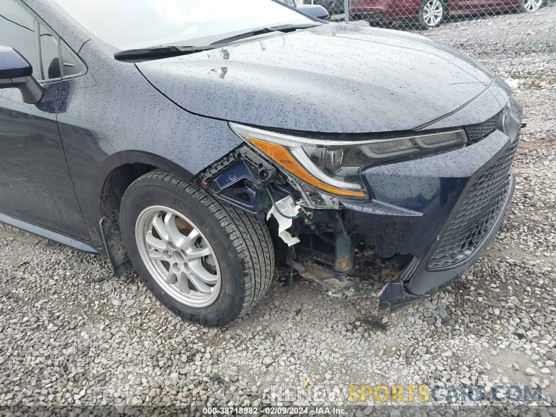 6 fotografías del automóvil dañado JTDEAMDE2NJ050402 TOYOTA COROLLA 2022