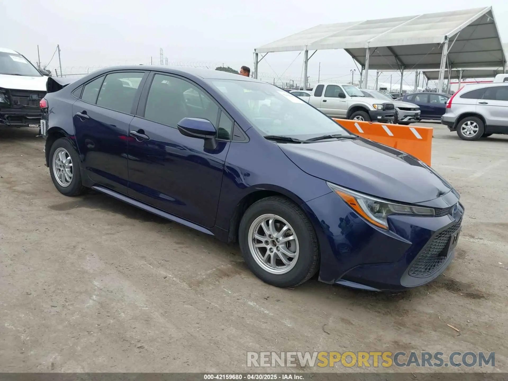 1 fotografías del automóvil dañado JTDEAMDE2NJ051761 TOYOTA COROLLA 2022