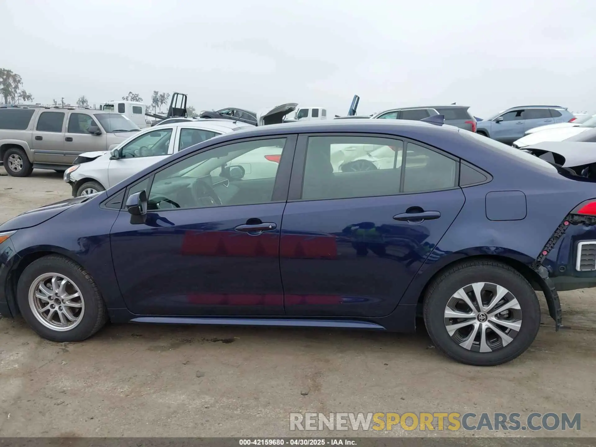 15 fotografías del automóvil dañado JTDEAMDE2NJ051761 TOYOTA COROLLA 2022