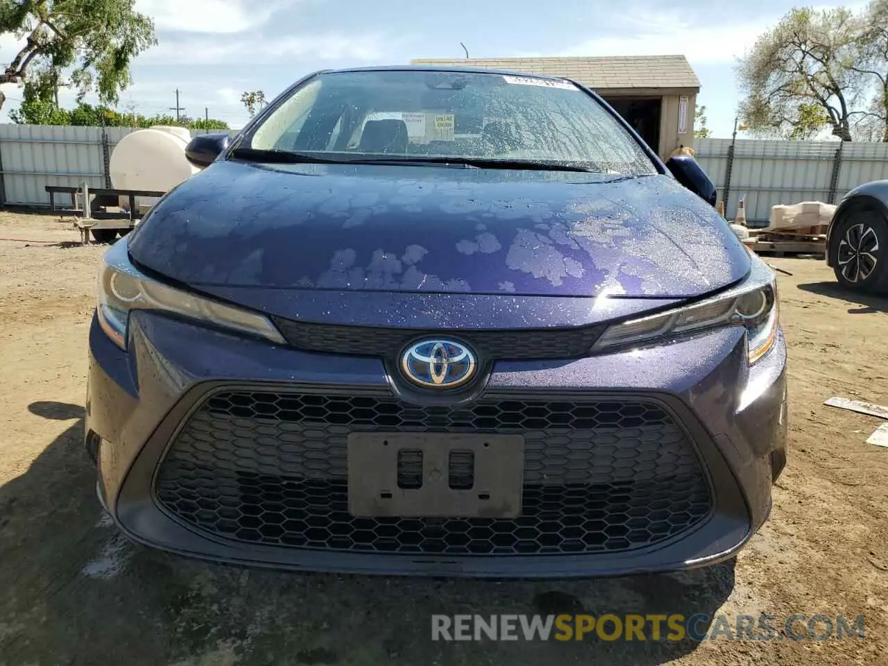 5 fotografías del automóvil dañado JTDEAMDE2NJ060024 TOYOTA COROLLA 2022