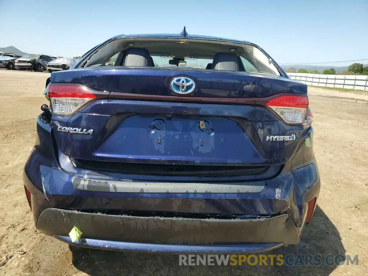 6 fotografías del automóvil dañado JTDEAMDE2NJ060024 TOYOTA COROLLA 2022