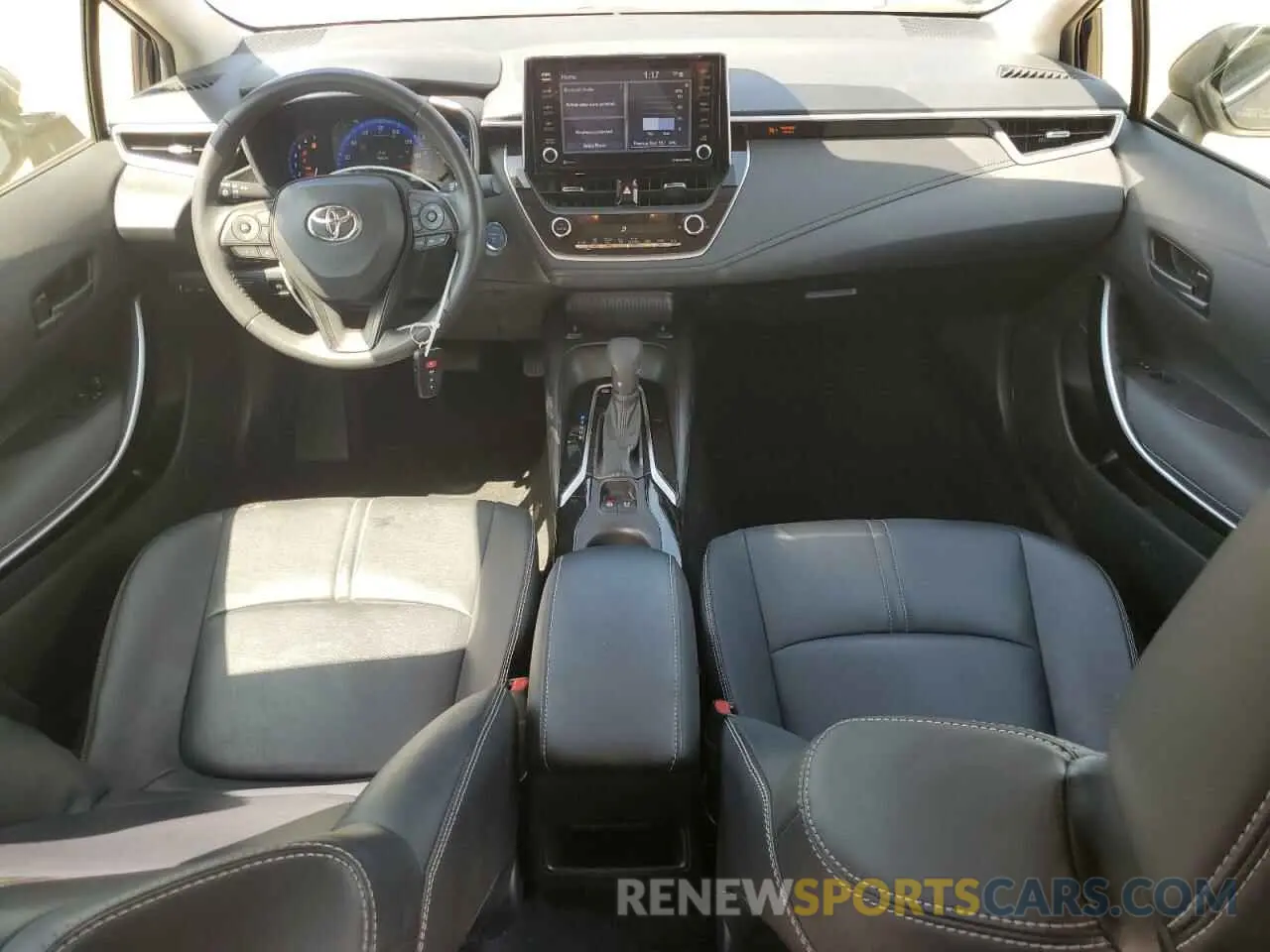 8 fotografías del automóvil dañado JTDEAMDE2NJ060024 TOYOTA COROLLA 2022