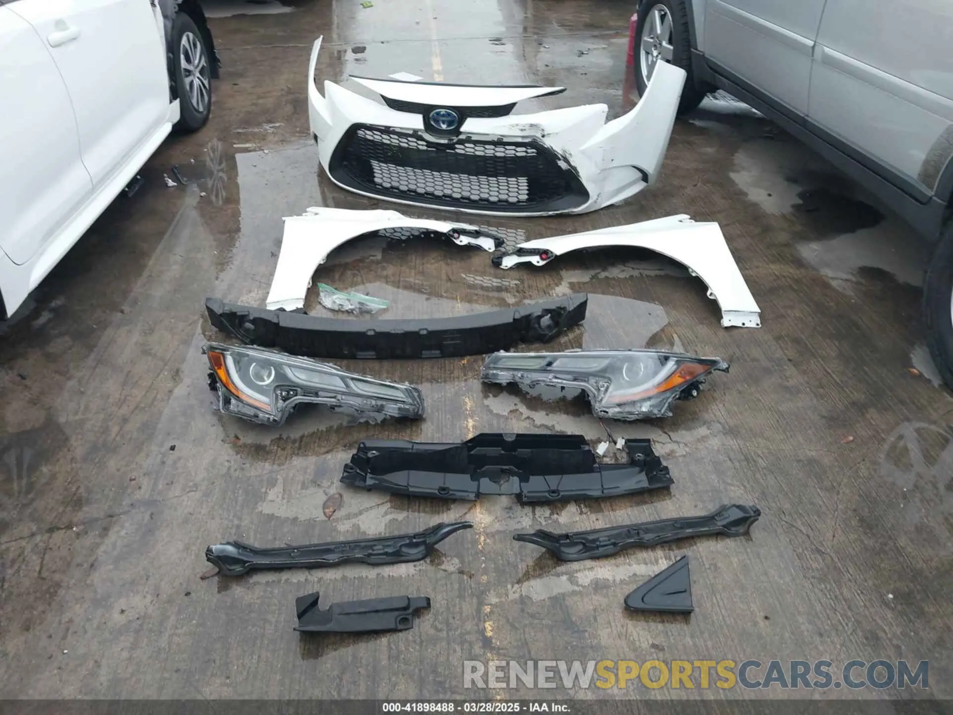 12 fotografías del automóvil dañado JTDEAMDE3N3001164 TOYOTA COROLLA 2022