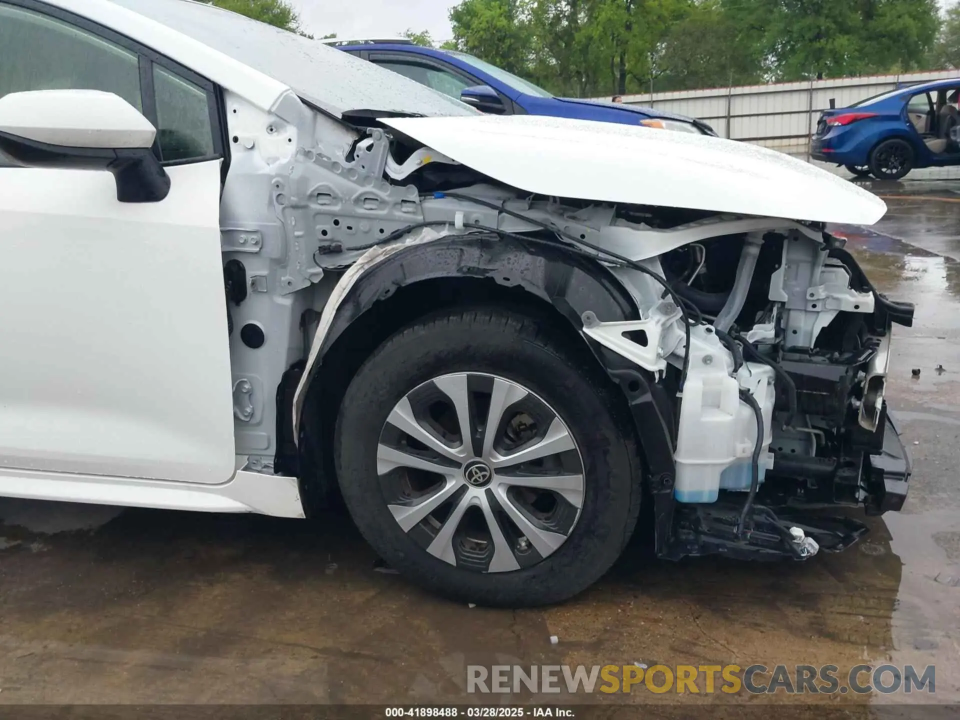 18 fotografías del automóvil dañado JTDEAMDE3N3001164 TOYOTA COROLLA 2022