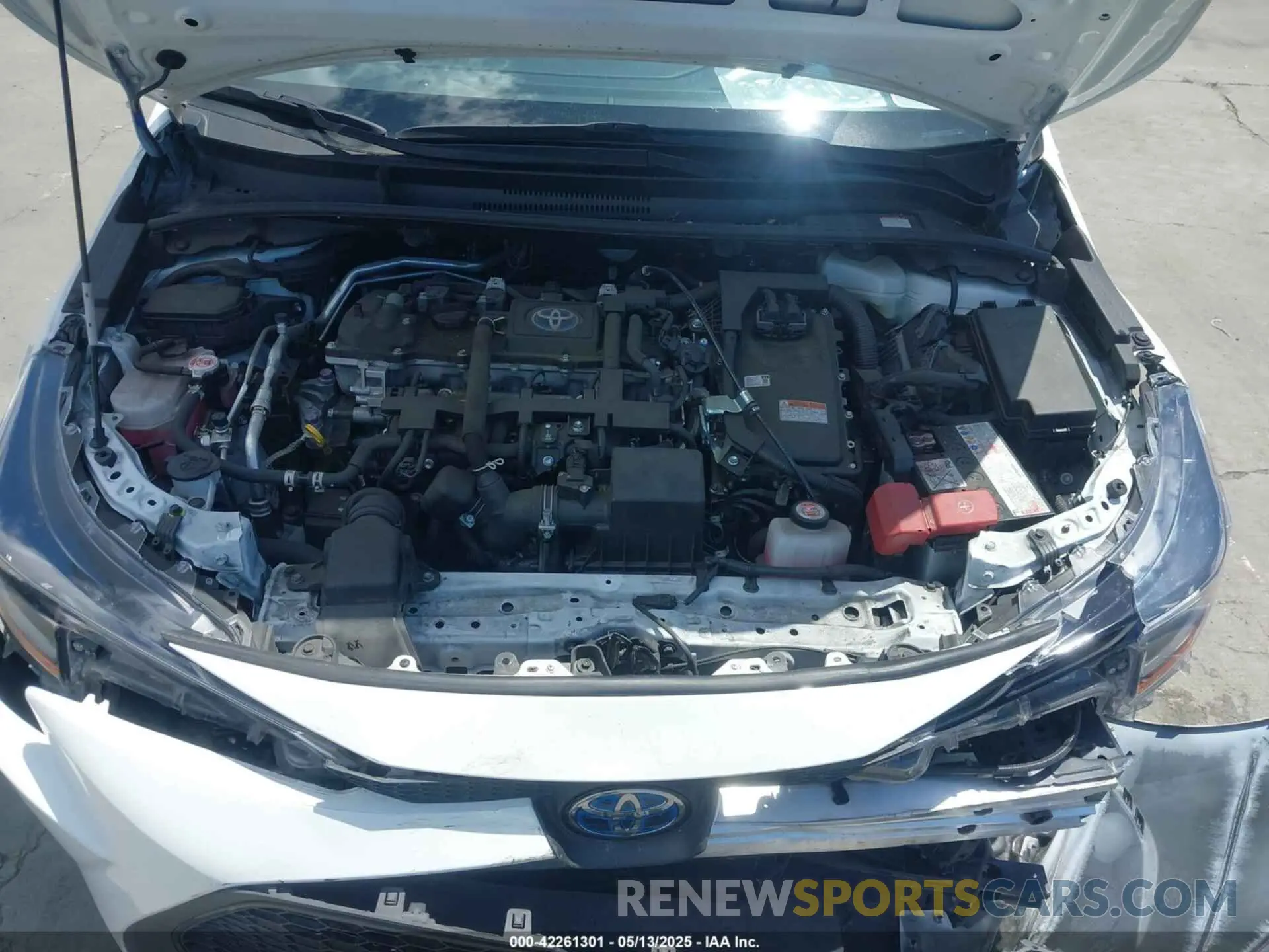 10 fotografías del automóvil dañado JTDEAMDE3N3003853 TOYOTA COROLLA 2022
