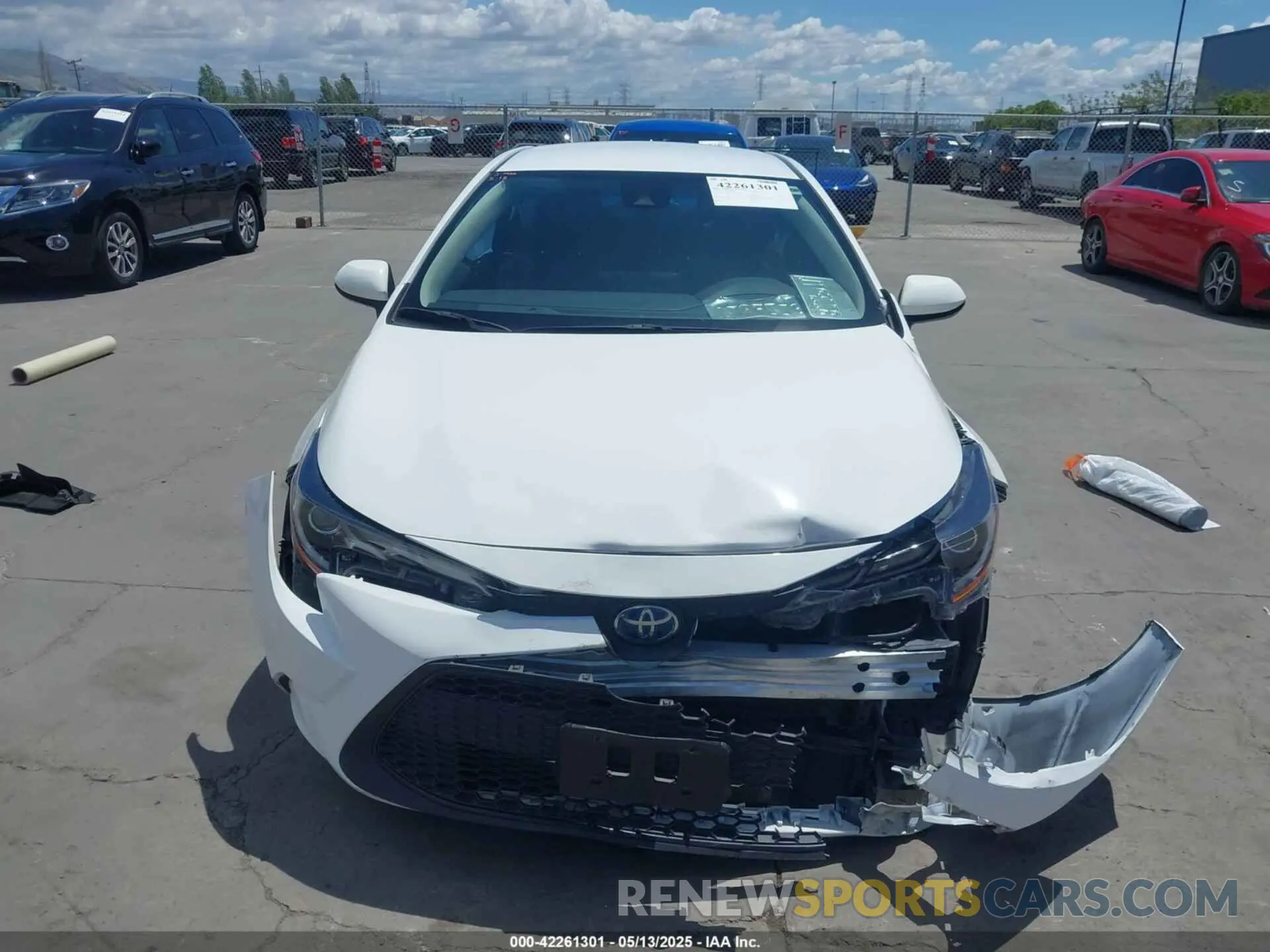 13 fotografías del automóvil dañado JTDEAMDE3N3003853 TOYOTA COROLLA 2022
