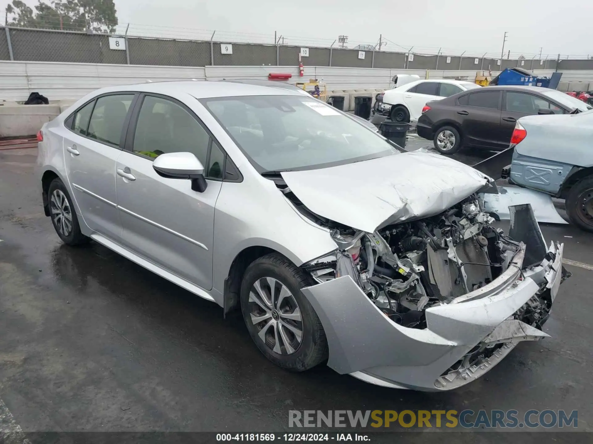 1 fotografías del automóvil dañado JTDEAMDE3N3004887 TOYOTA COROLLA 2022