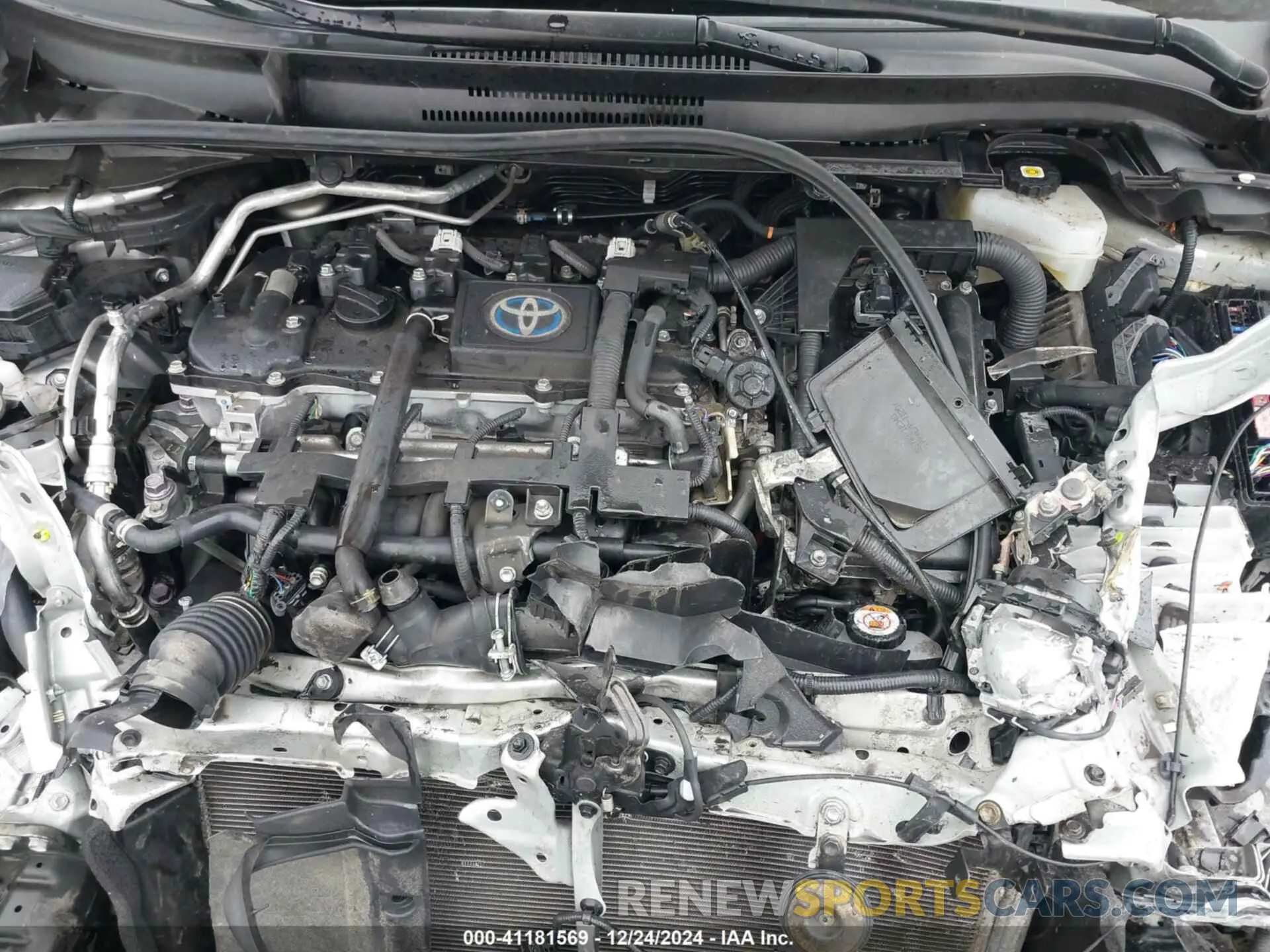 10 fotografías del automóvil dañado JTDEAMDE3N3004887 TOYOTA COROLLA 2022