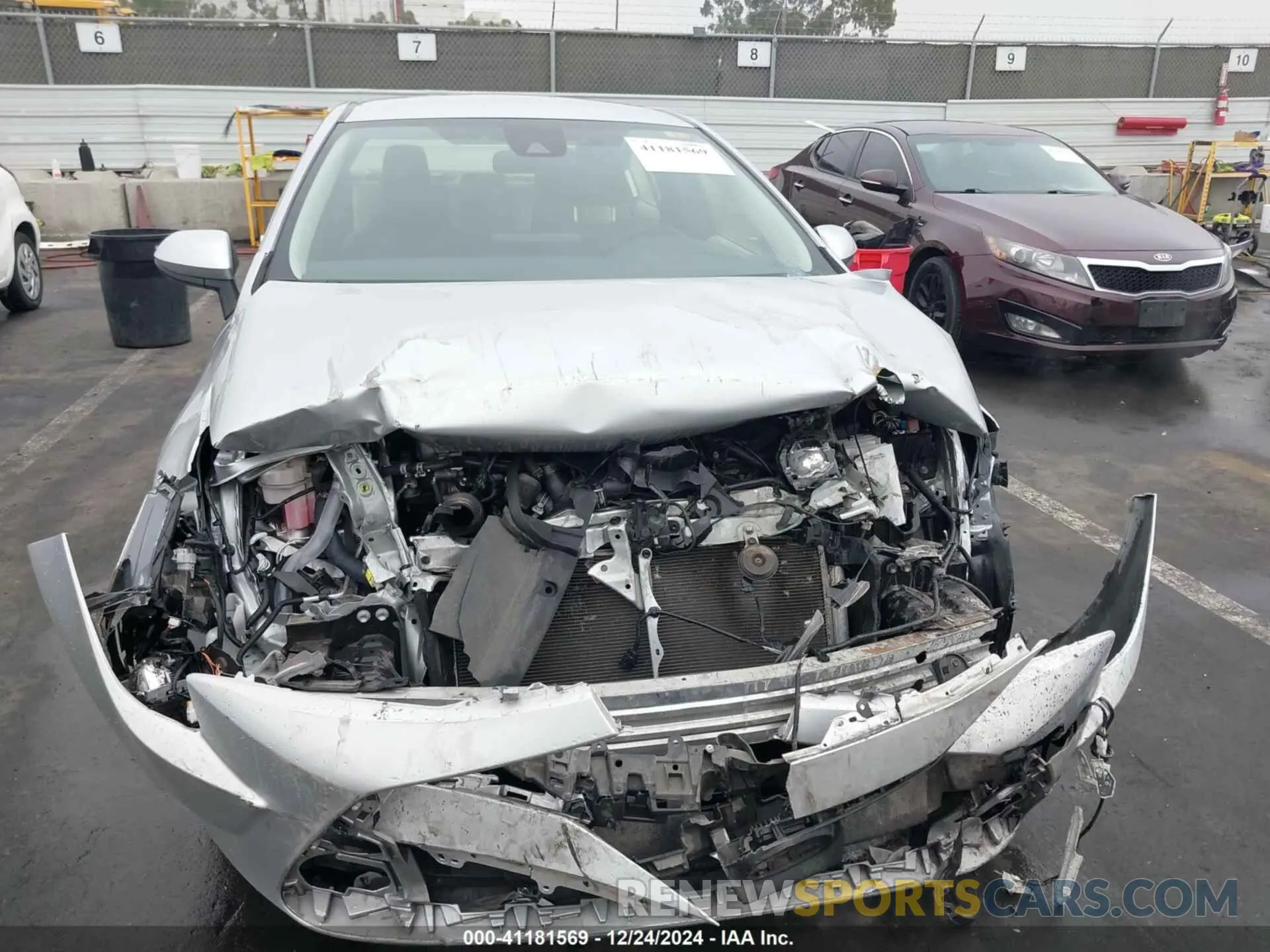 6 fotografías del automóvil dañado JTDEAMDE3N3004887 TOYOTA COROLLA 2022