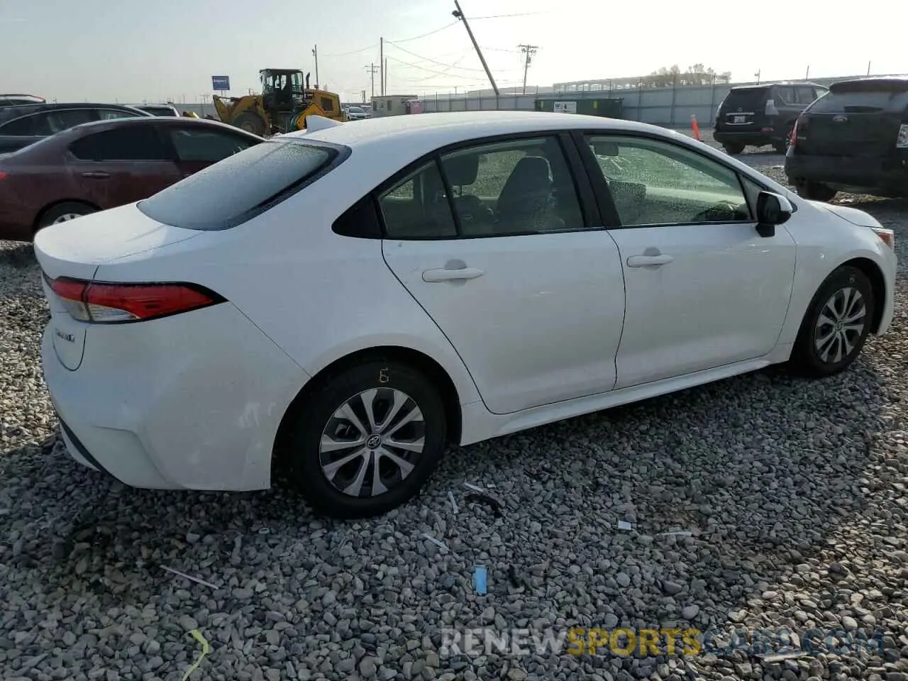 3 fotografías del automóvil dañado JTDEAMDE3NJ040056 TOYOTA COROLLA 2022