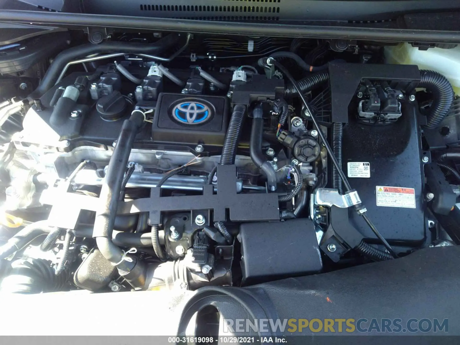 10 fotografías del automóvil dañado JTDEAMDE3NJ042440 TOYOTA COROLLA 2022