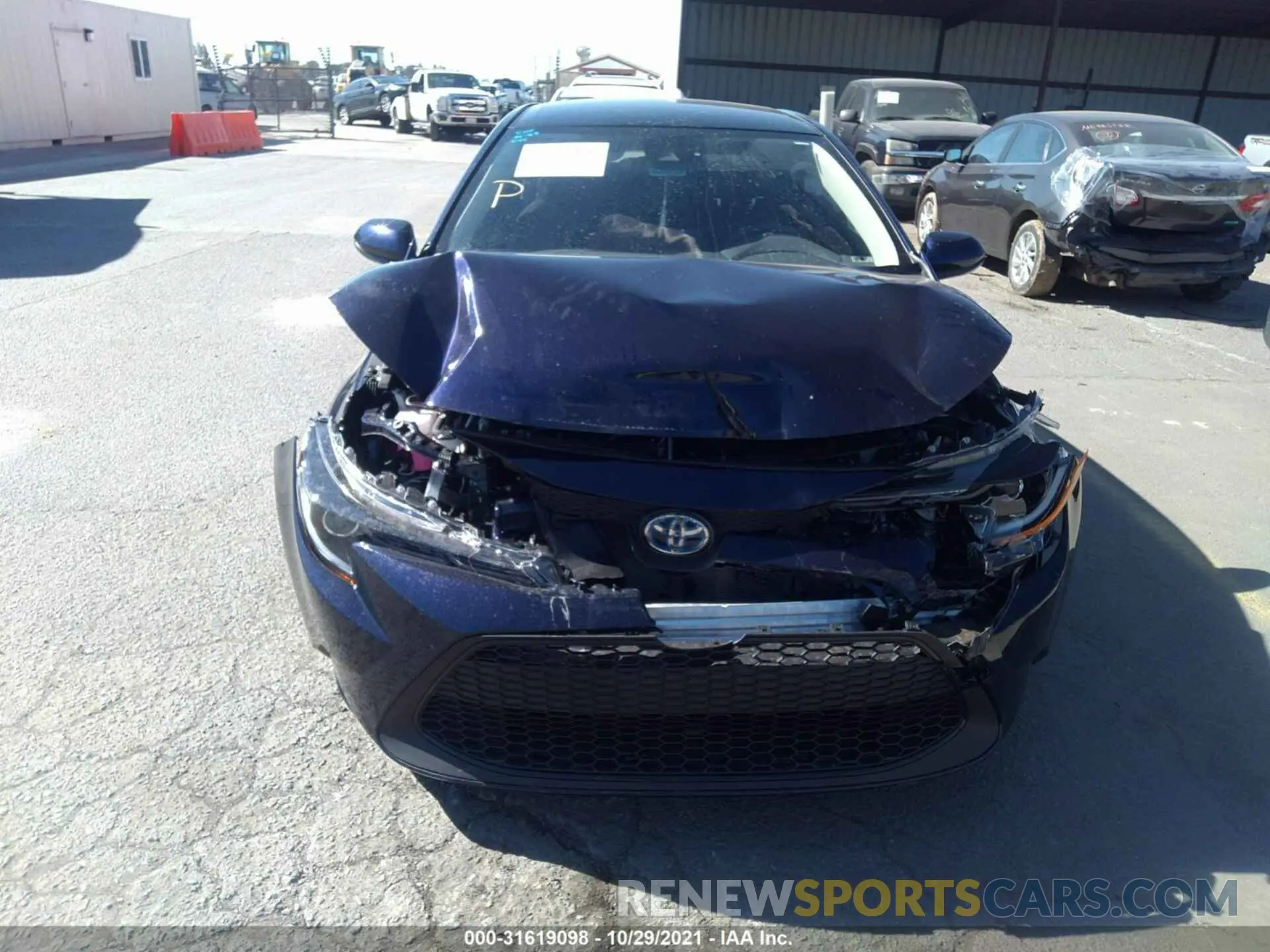 6 fotografías del automóvil dañado JTDEAMDE3NJ042440 TOYOTA COROLLA 2022