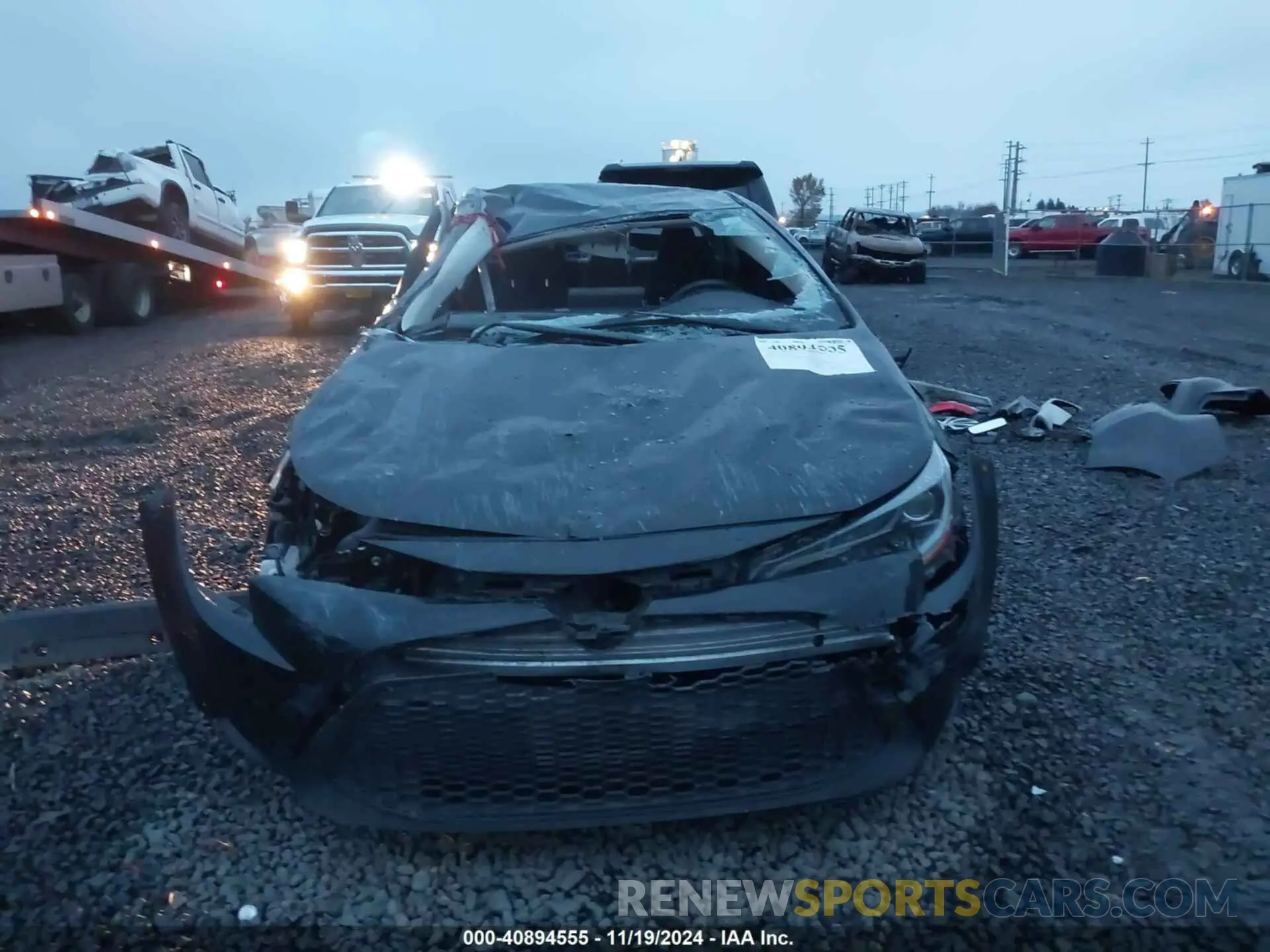 13 fotografías del automóvil dañado JTDEAMDE3NJ045869 TOYOTA COROLLA 2022
