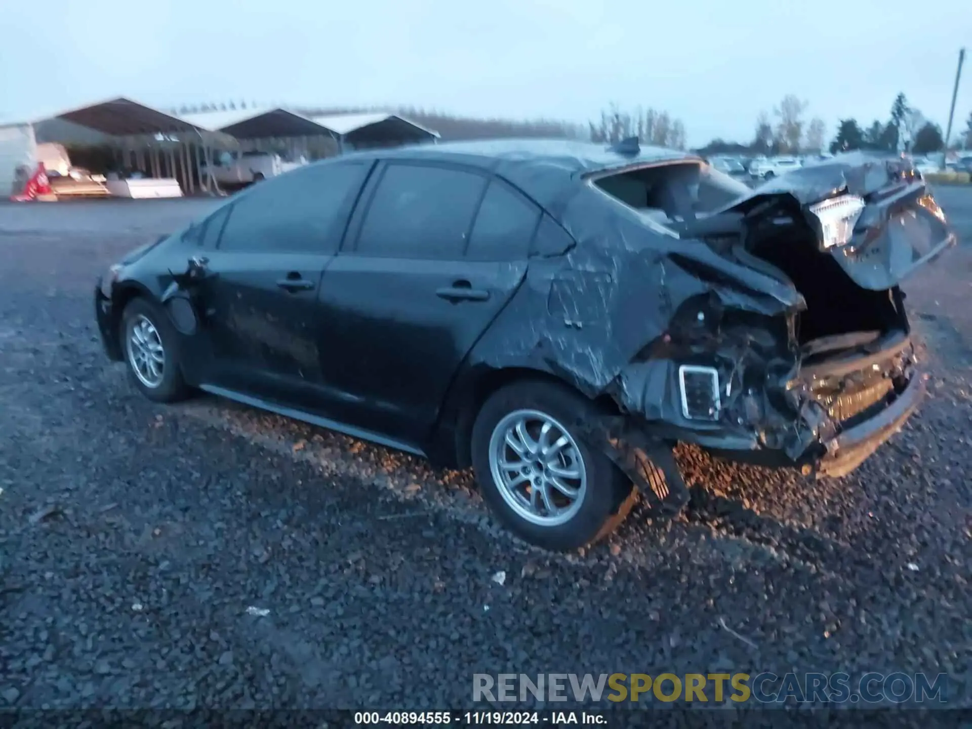3 fotografías del automóvil dañado JTDEAMDE3NJ045869 TOYOTA COROLLA 2022