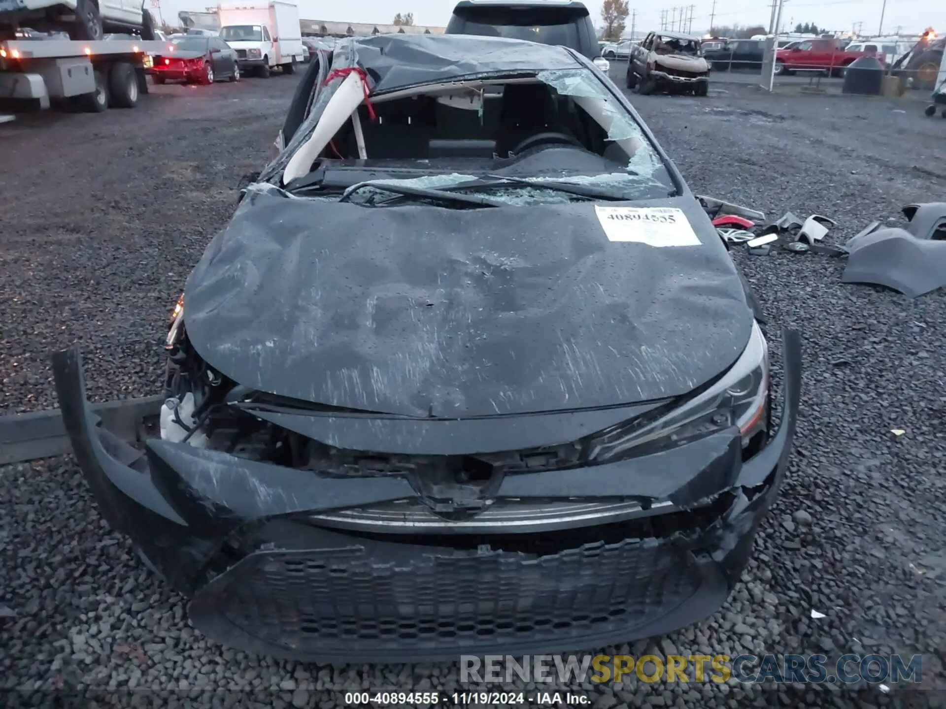 6 fotografías del automóvil dañado JTDEAMDE3NJ045869 TOYOTA COROLLA 2022