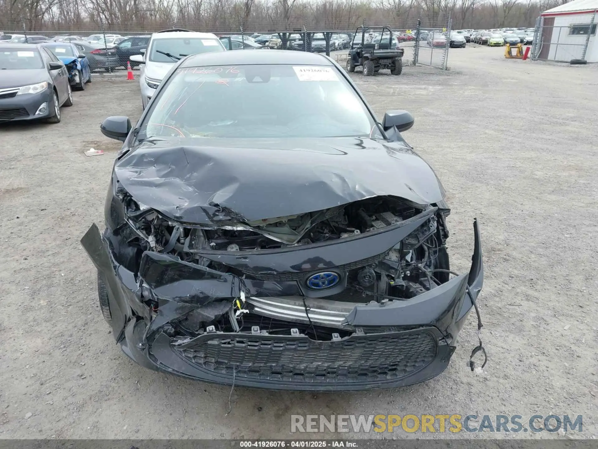 12 fotografías del automóvil dañado JTDEAMDE3NJ055155 TOYOTA COROLLA 2022
