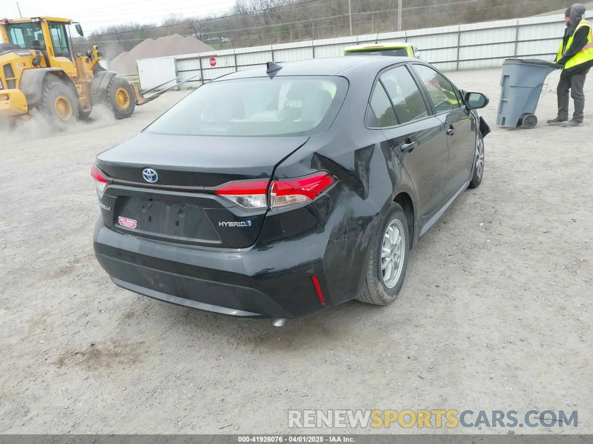 4 fotografías del automóvil dañado JTDEAMDE3NJ055155 TOYOTA COROLLA 2022
