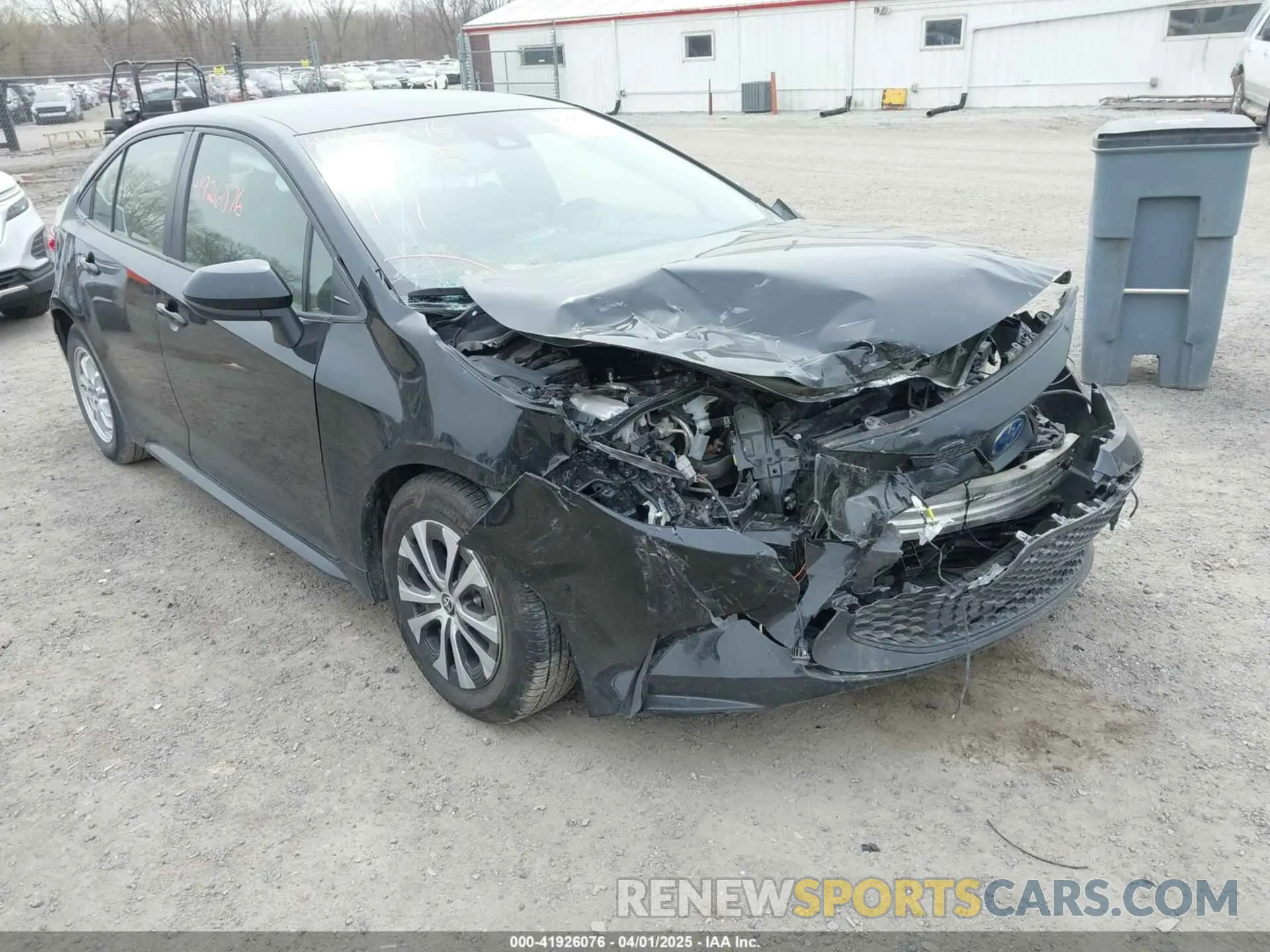 6 fotografías del automóvil dañado JTDEAMDE3NJ055155 TOYOTA COROLLA 2022