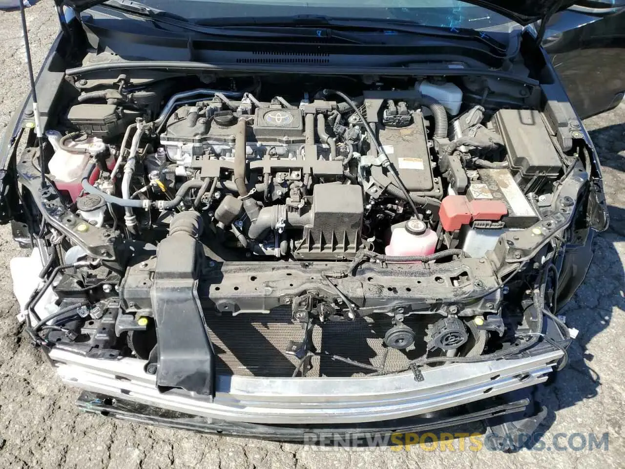 11 fotografías del automóvil dañado JTDEAMDE3NJ059500 TOYOTA COROLLA 2022