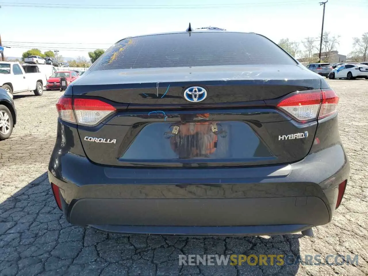 6 fotografías del automóvil dañado JTDEAMDE3NJ059500 TOYOTA COROLLA 2022
