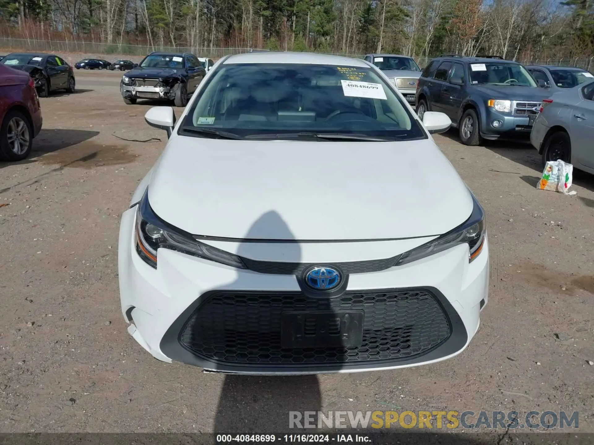 11 fotografías del automóvil dañado JTDEAMDE4N3000394 TOYOTA COROLLA 2022
