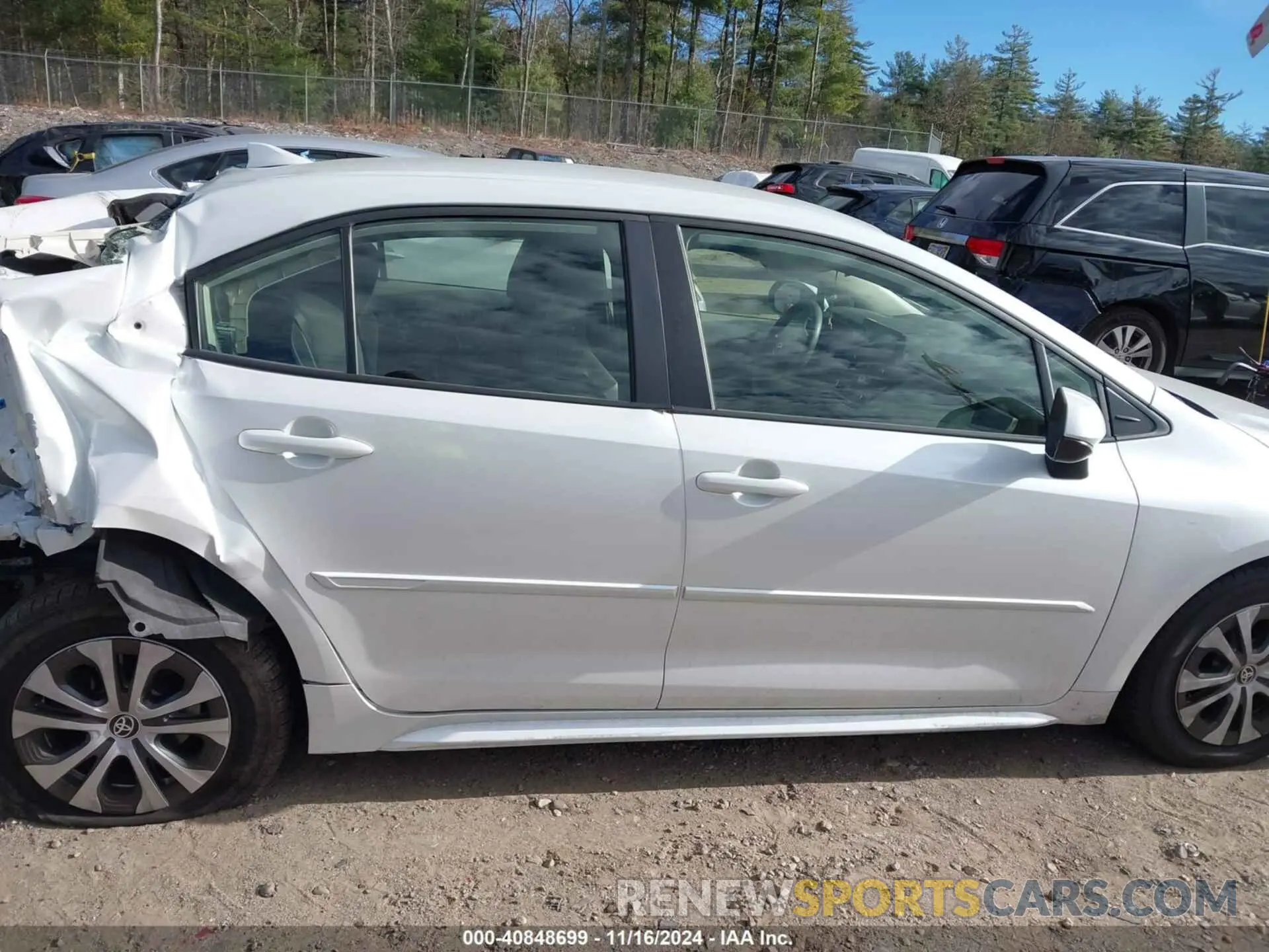 12 fotografías del automóvil dañado JTDEAMDE4N3000394 TOYOTA COROLLA 2022