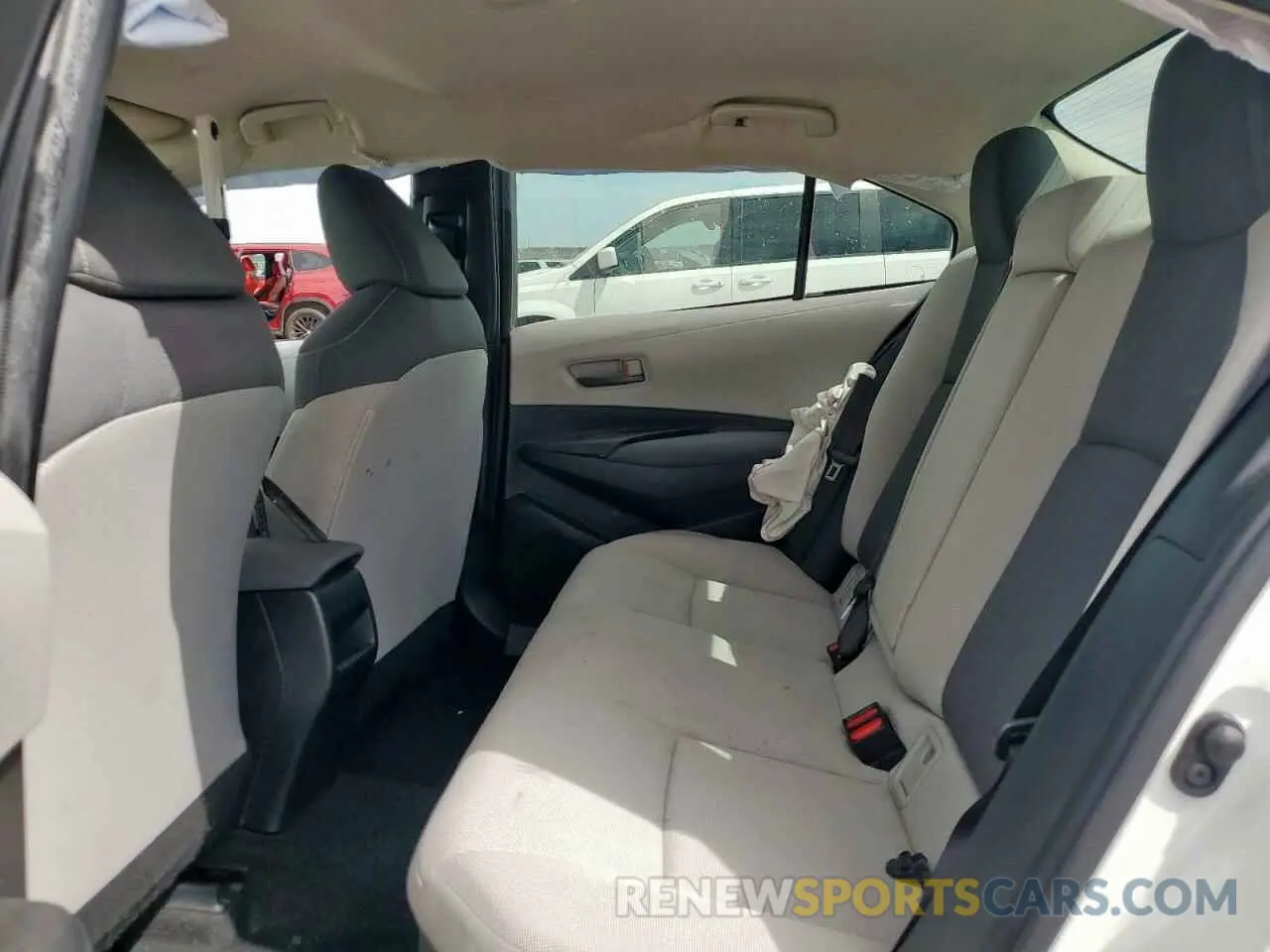 10 fotografías del automóvil dañado JTDEAMDE4NJ040406 TOYOTA COROLLA 2022