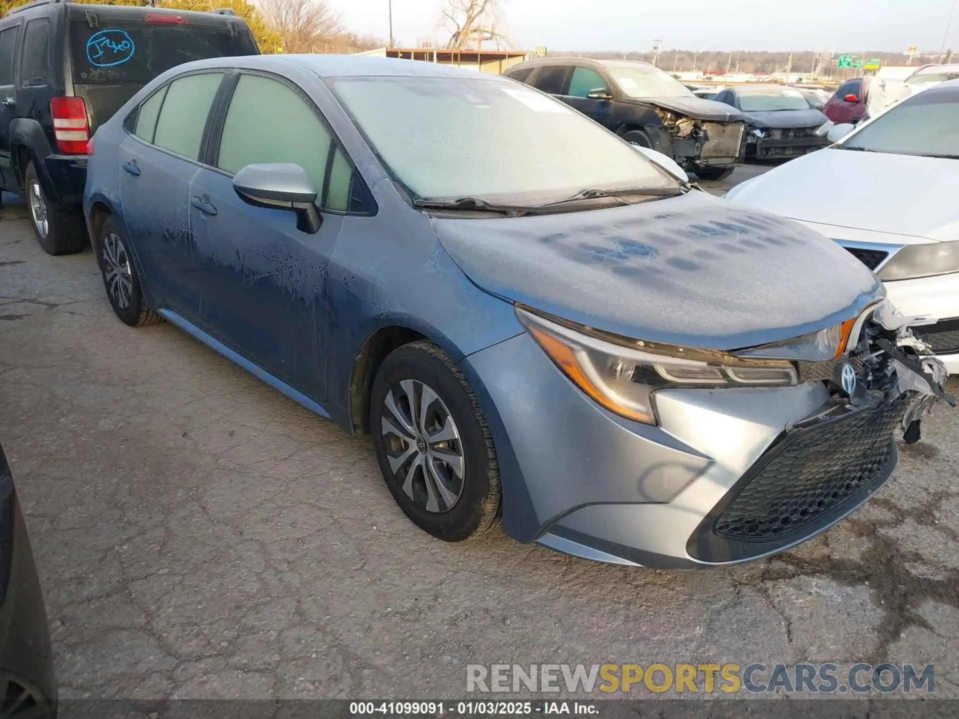 1 fotografías del automóvil dañado JTDEAMDE4NJ042169 TOYOTA COROLLA 2022