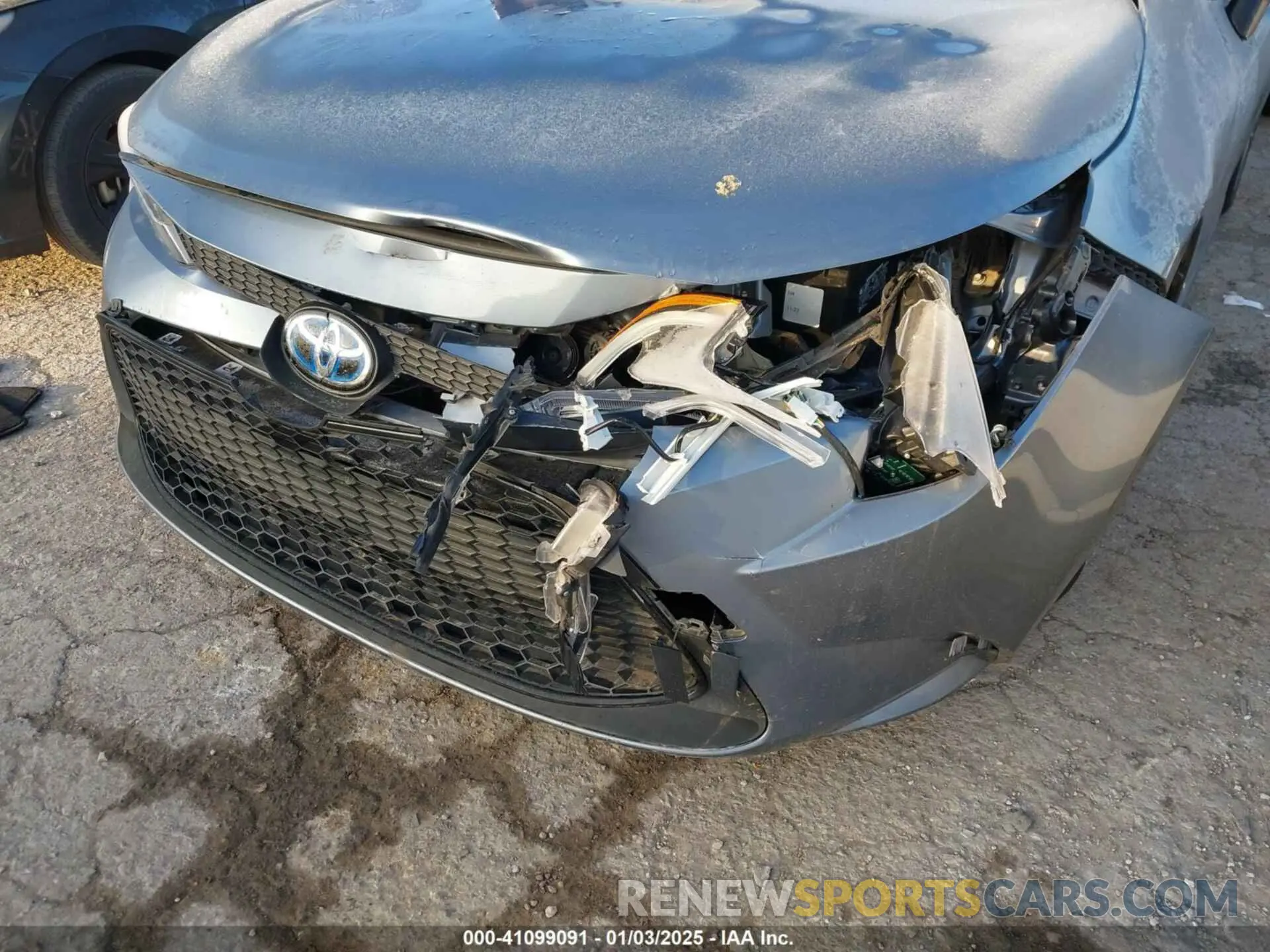 6 fotografías del automóvil dañado JTDEAMDE4NJ042169 TOYOTA COROLLA 2022