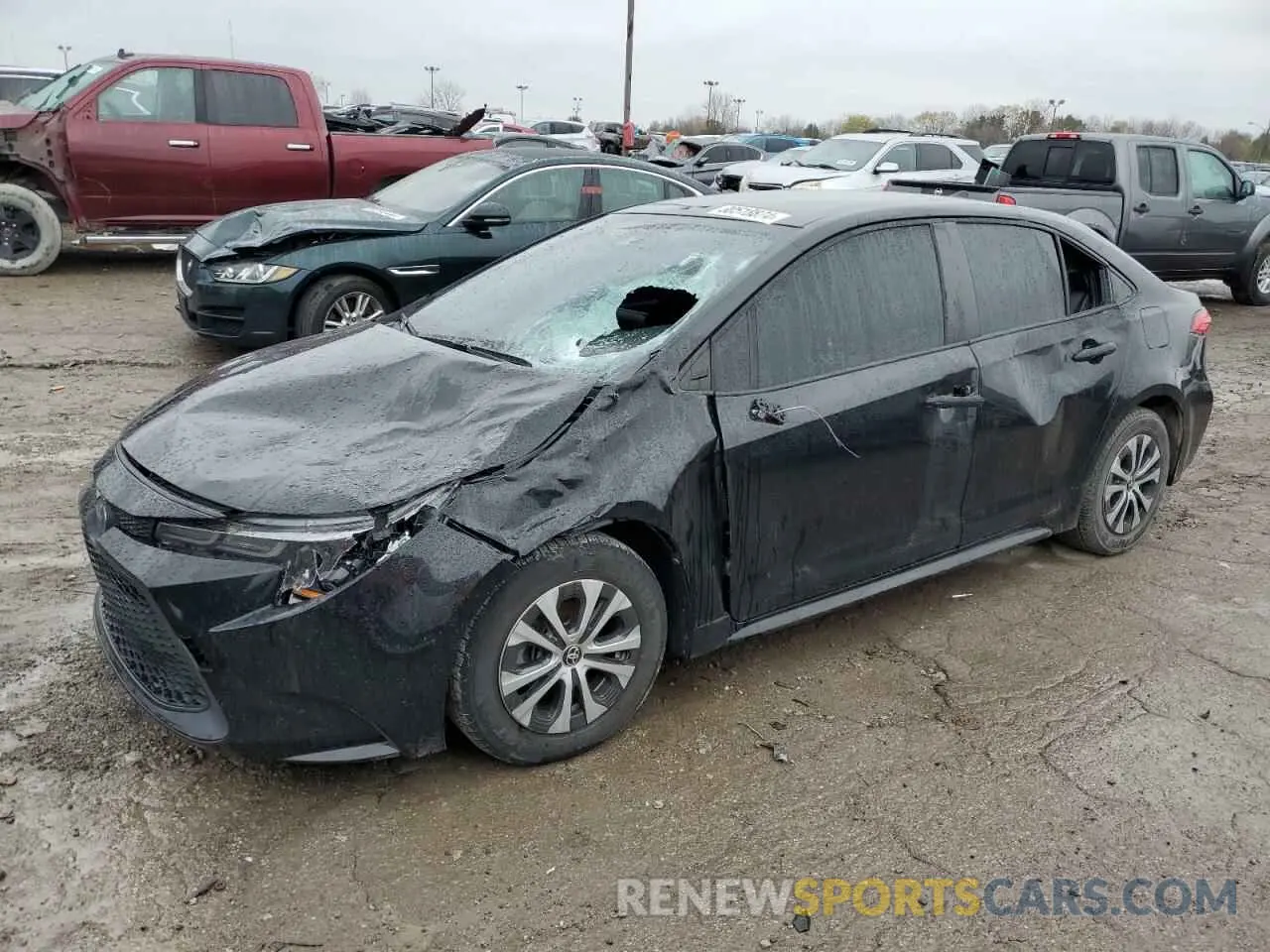 1 fotografías del automóvil dañado JTDEAMDE4NJ042463 TOYOTA COROLLA 2022