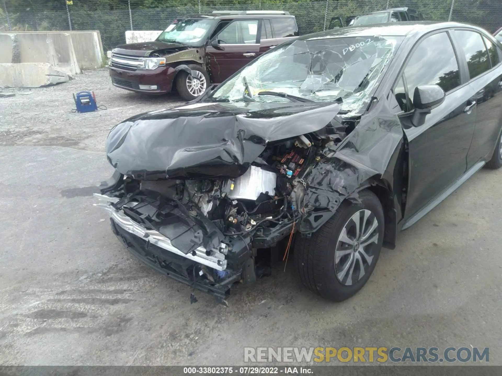 6 fotografías del automóvil dañado JTDEAMDE4NJ045024 TOYOTA COROLLA 2022