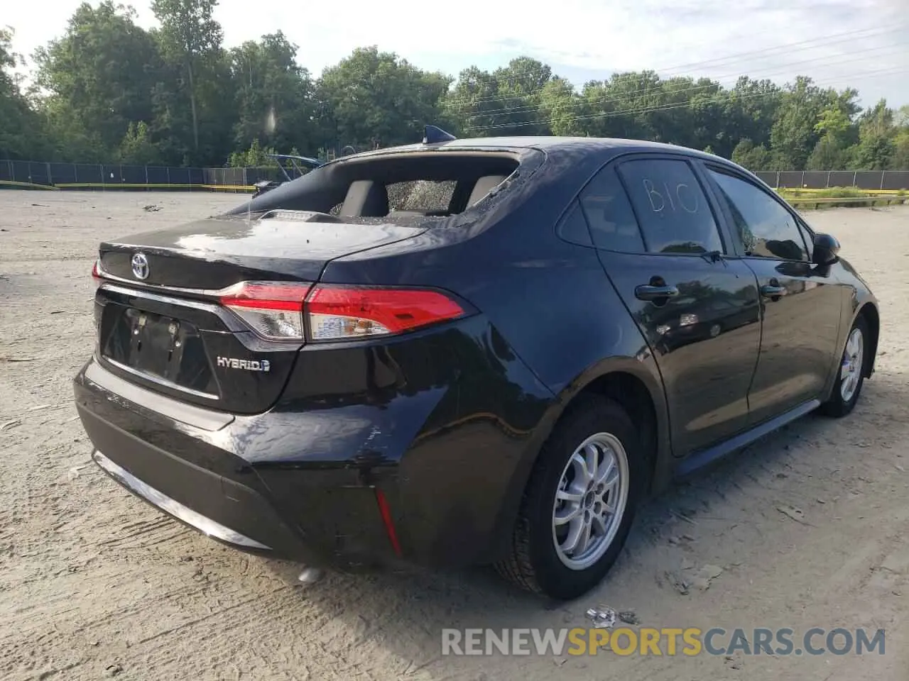 4 fotografías del automóvil dañado JTDEAMDE4NJ047985 TOYOTA COROLLA 2022